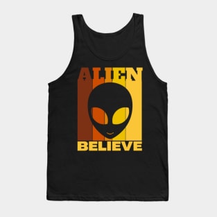 Retro Vintage Alien Tank Top